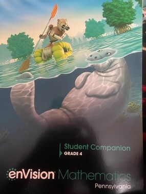 enVision Mathematics Grade 4 Student Companion - Teal and Black